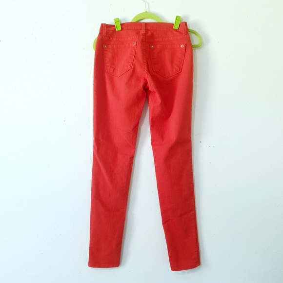 Red Skinny Jeans Jeggings - Picture 1 of 5